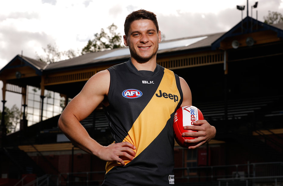 AFL 2016 Media - Dion Prestia Press Conference Dion Prestia will add to the Tigers' midfield strength next season - ${keywords}
